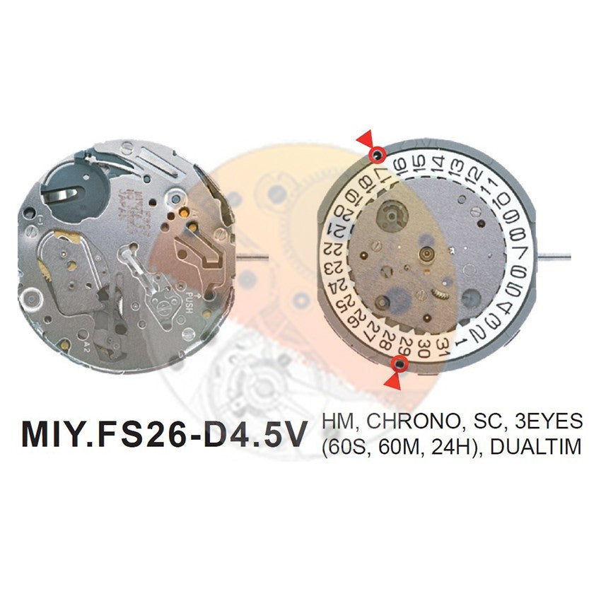 1240#Movimiento Miyota FS26