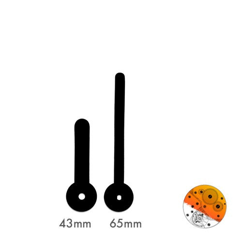 Agujas Metal Negro UTS 43-65 mm