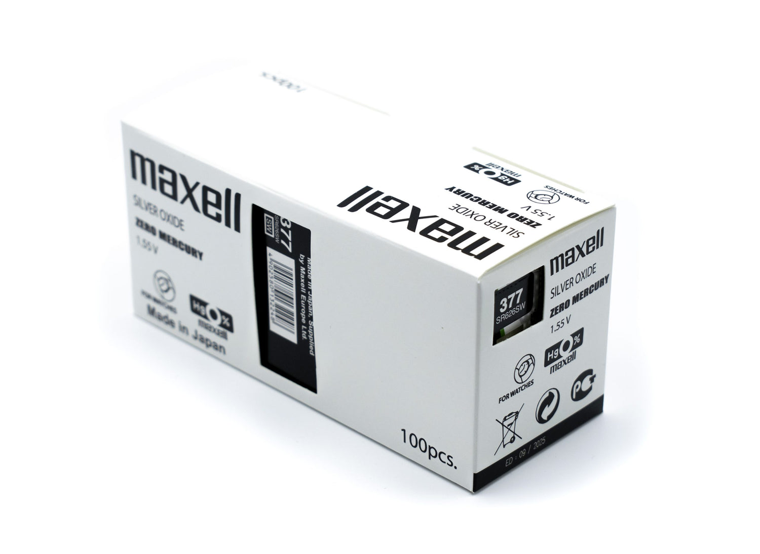 MAXELL CAJA 100 UNIDADES