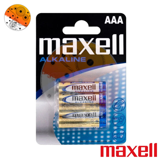 Blister 4 Pilas LR03 AAA Maxell