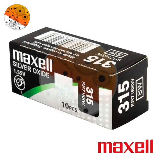 Caja 10 Pilas Maxell 315-SR716SW