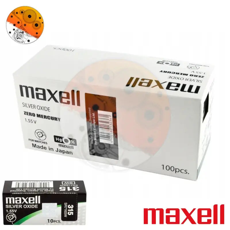 Caja 100 Pilas Maxell 315-SR716SW