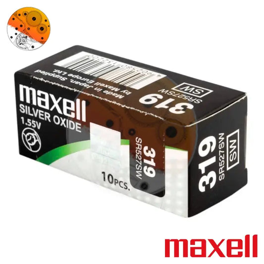 Caja 10 Pilas Maxell 319-SR527SW