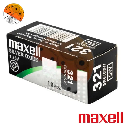 Caja 10 Pilas Maxell 321-SR616SW