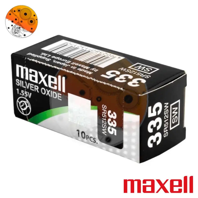 Caja 10 Pilas Maxell 335-SR512W