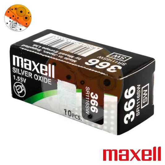 Caja 10 Pilas Maxell 366-SR1116SW