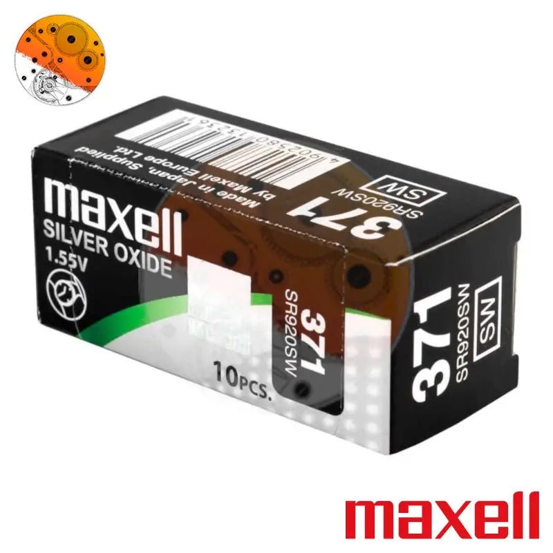 Caja 10 Pilas Maxell 371-SR920SW
