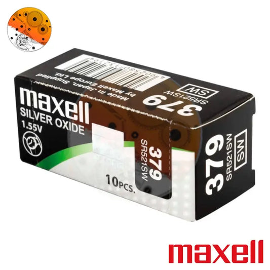 Caja 10 Pilas Maxell 379-SR521SW