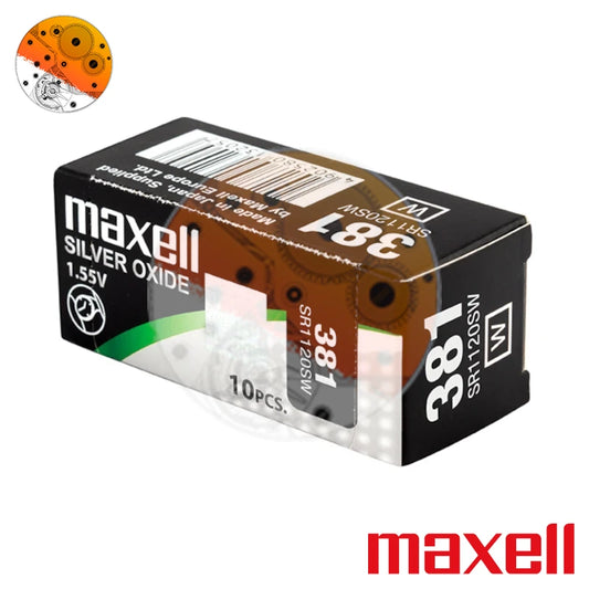 Caja 10 Pilas Maxell 381-SR1120W