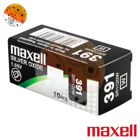 Caja 10 Pilas Maxell 391-SR1120W