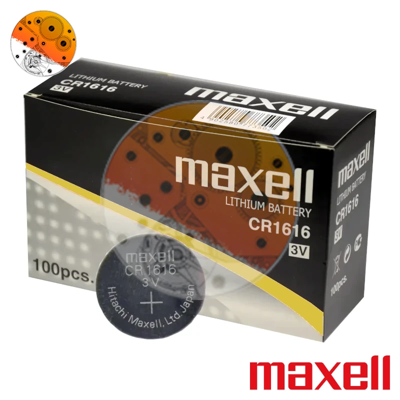 Caja 100 Uds. Pila Maxell Litio CR1616