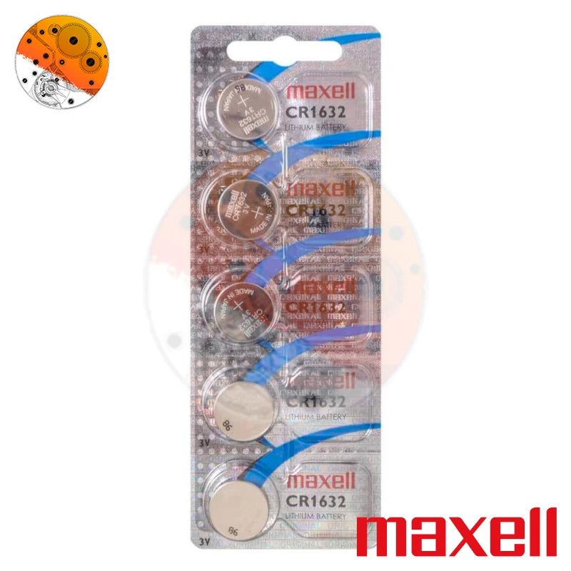 Blister 5  Pilas Maxell Litio CR1632