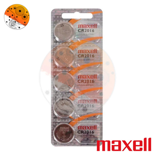 Blister 5 Pilas Maxell Litio CR2016