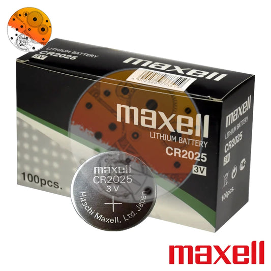 Caja 100 Uds. Pila Maxell Litio CR2025