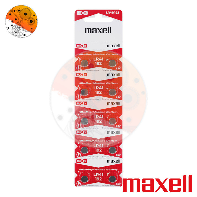 Blister 10 Pilas LR41 Maxell