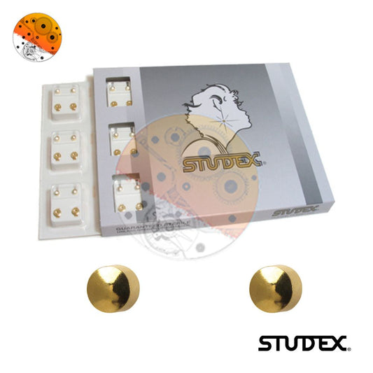 pendientes de bola chapada studex