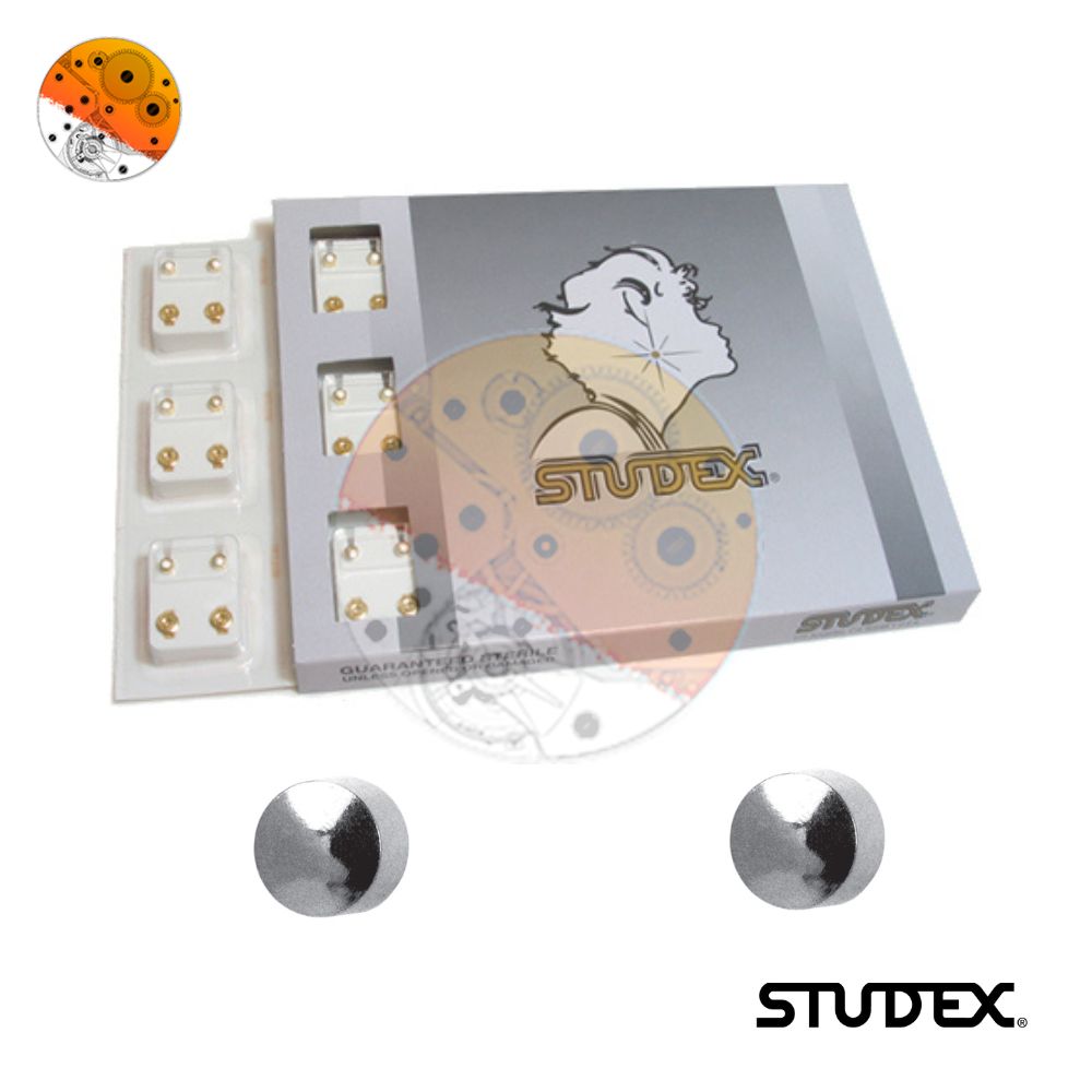 pendientes bola acero studex