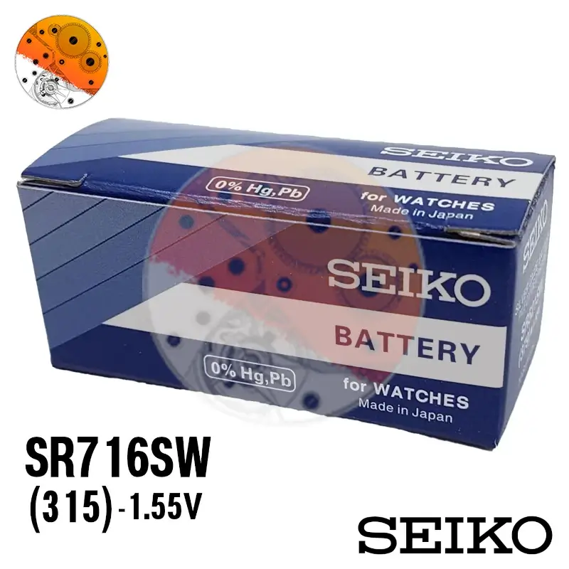 Pilas de Reloj Seiko 315 - Caja de 10 Unidades