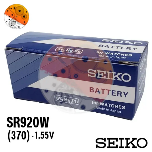 Pilas de reloj Seiko 370 - Caja de 10 Unidades