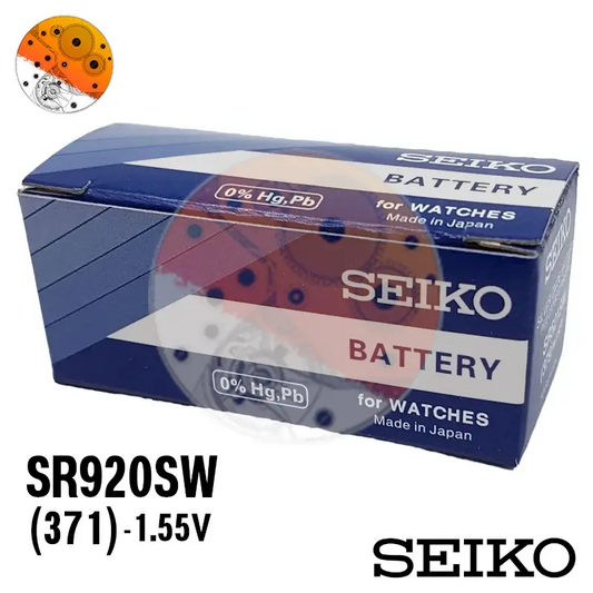 Pilas de Reloj Seiko 371 . Caja de 10 Unidades