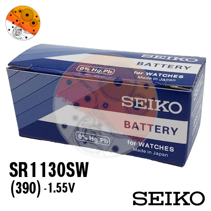 Pilas de Reloj Seiko 390 - Caja de 10 Unidades