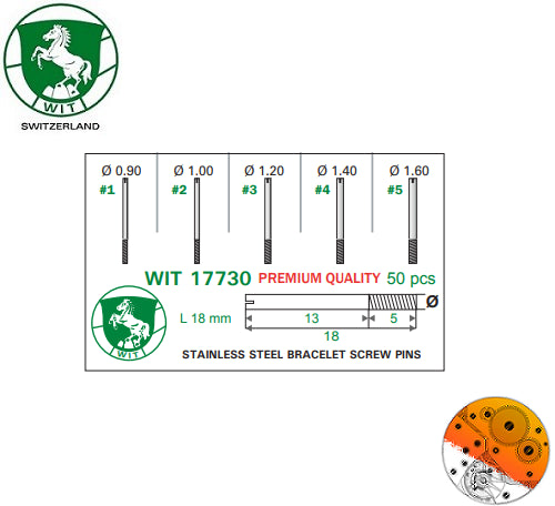 Tornillos Tipo Rlx Wit 17730