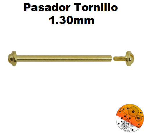 Pasador Tornillo Dorado