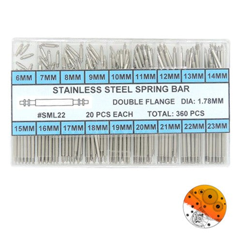 SML 22 - Surtido 360 Pasadores Doble Tope Grosor 1.78 mm