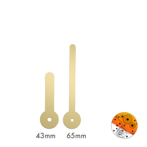 Agujas Metal Dorado UTS 43-65 mm