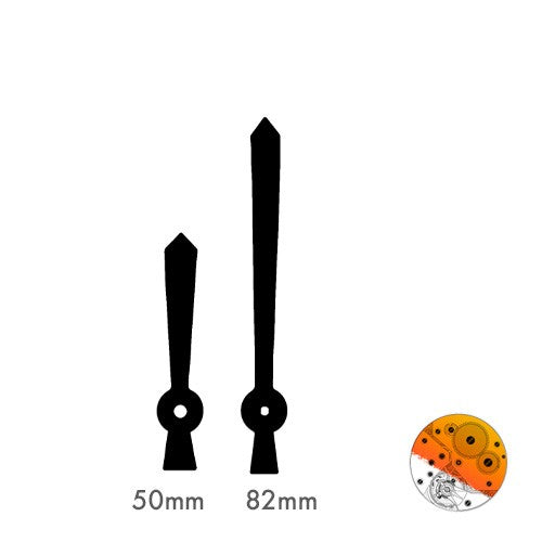 Agujas Metal Negro UTS 50-82 mm