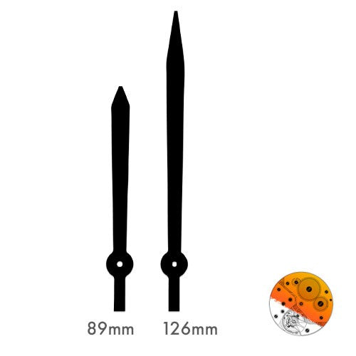 Agujas Metal Negro UTS 89-126 mm