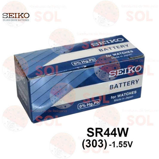 Pilas de Reloj Seiko 303 - Caja de 10 Unidades