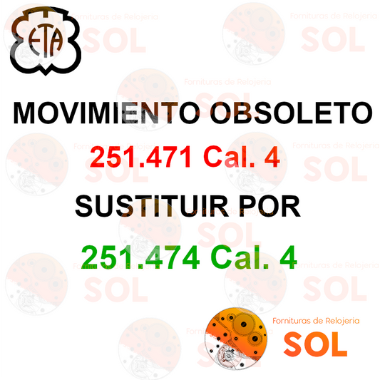 3209#Movimiento ESA 251.471 Cal. 4