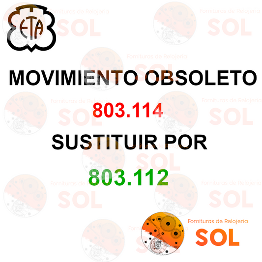 3212#Movimiento ESA 803.114 cal.3