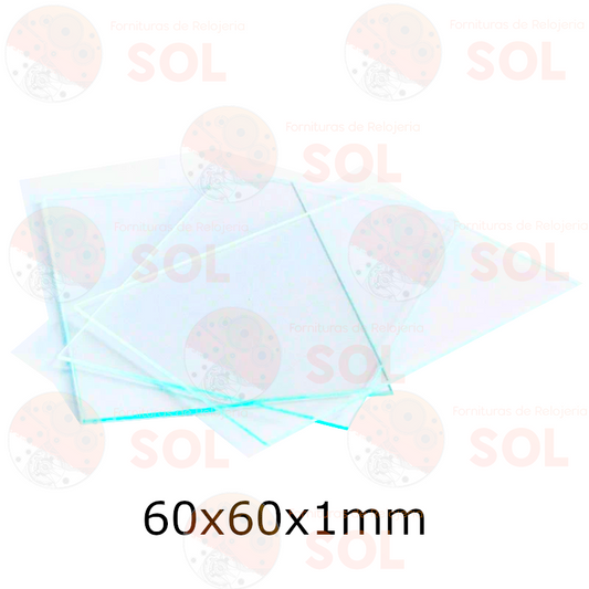 Placa Plex Cuadrada de 60x60x1mm