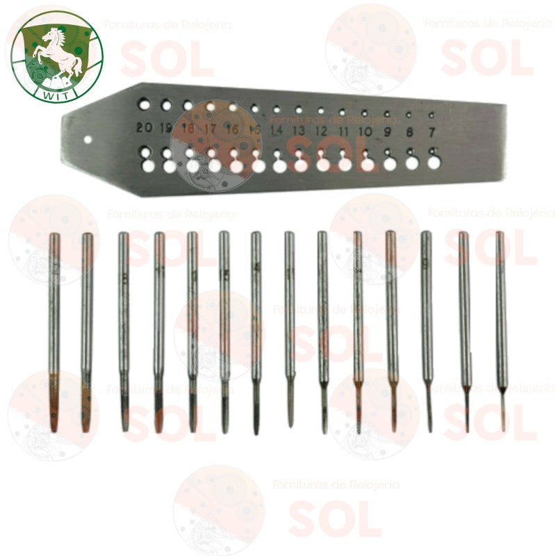 Terraja (hilera de roscar) con 14 machos WIT
