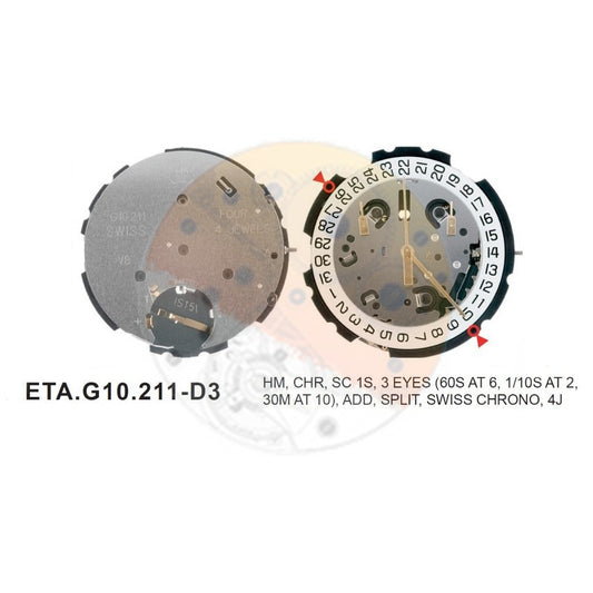 Movimiento ESA G10.212 cal.3