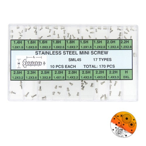 SML 45- Surtido 170 Mini Tornillos